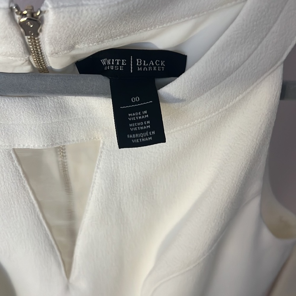 White House Black Market white cocktail dress - Picture 3 of 3